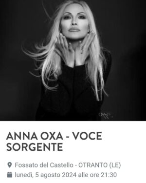 Anna Oxa Instagram - https://www.vivaticket.com/it/ticket/anna-oxa-voce-sorgente/233083?awc=32283_1712223951_589553375edea912060d5d99255afbee&utm_source=awin