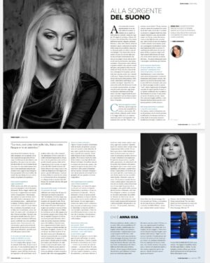 Anna Oxa Instagram - A giorni in edicola in Svizzera
La lunga intervista... 

CHI È ANNA OXA?
Anna Oxa uno dei personaggi illu-
stri presenti nel Ticino, è circondata 
da un team di lavoro all’unisono, 
costituito da Milly Milano , mana-
ger e titolare della società ticinese 
Oxarte; 
abiti di Yohji Yamamoto/
Greg Lauren/Avant Toi con riferi-
menti su www.lenastore.it; 
trucco di Elisa Calcinari e acconciature
di  Pier Giuseppe Moroni.
#annaoxa #oxarte #annaoxa-oxarteTv