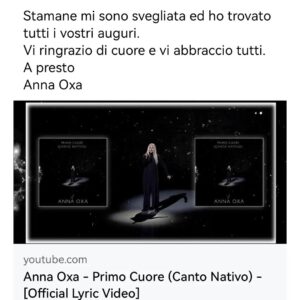 Anna Oxa Instagram - Guarda il video https://youtu.be/uOg_PDjOKs8
#annaoxa #oxarte #annaoxa-oxarteTv
