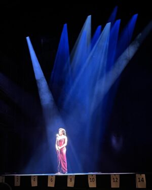 Anna Uzele Instagram - Thank you for the lessons🗽

Showbiz is both fairy godmother and grim reaper. Dreams come true, then you close with a week notice, a fresh marquee goes up, and the world goes round.

Thank you to the show that invited me into the most disciplined and playful version of myself. You taught me how to be a leading lady. 

From self-tape to closing, I wouldn’t change a moment.