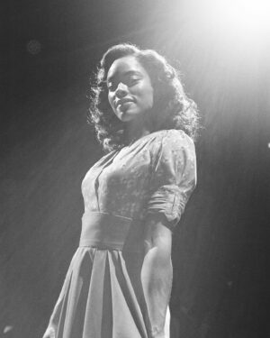 Anna Uzele Instagram - The Saint James has become our sanctuary. We wield music like magic, and dance nightly around K&E’s score til the flames die. We honor New York and the mother of exiles that she is. Come be loved on by this city. All are welcome here. 

@dariusawright plays a photographer in our cast, and captured our world on film. This is New York in 1946 - through Darius’ eyes.

Costumes: @dzakowska 
Wigs: @sabanastyles 
@nynybway