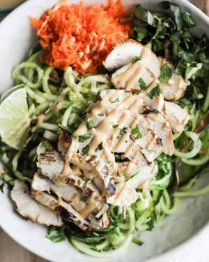 Anna Vocino Instagram - * Tap LIKE if you love
Craving something cool & delicious? This Cold Thai Noodle Salad with Creamy Peanut Sauce Dressing is the answer 😋 No sugar, no gluten, and dairy free! #HealthyEats #SpringSalad #GlutenFree #DairyFreeOptions #NoSugarAdded Recipe available online! https://annavocino.com/new-recipe-cold-thai-noodle-salad-with-creamy-peanut-sauce-dressing-dairy-free-low-carb-no-sugar/

Link in Bio

#food #instagram #love #celiac #lowcarbrecipes #photography #glutenfree #photooftheday

Organic Spice Mixes and Marinaras at Eat Happy Kitchen
EatHappyKitchen.com 🍅🌿🥩🌮