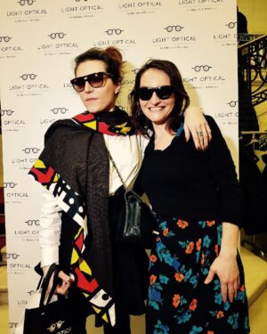 Anne-Elisabeth Blateau Instagram - 😎Défilé Jean Doucet #loreal #ambassadederussie #fashion @laurentamar @evelaborderie @lightopticalpeople @namezis