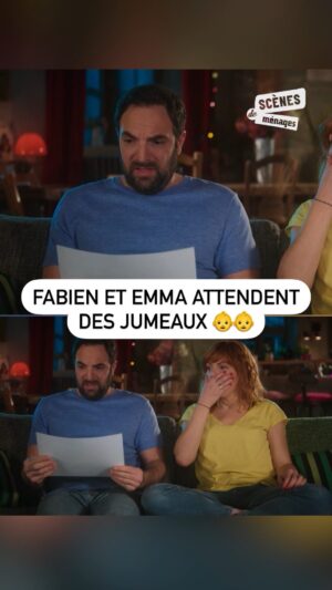 Anne-Elisabeth Blateau Instagram - « On va passer direct de 3 à 5 » 😮
Les jumeaux d’Emma et Fabien vont venir chambouler l’équilibre familial 🤭
#SDM, du lundi au vendredi à 20:30 sur M6