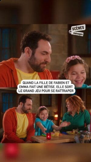 Anne-Elisabeth Blateau Instagram - « On est d’accord qu’elle a fait une énorme c********* là ? » 
Quand votre fille vous prépare un dîner aux chandelles, il faut toujours se méfier 😈
#SDM, du lundi au vendredi à 20:30 📺
