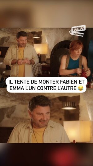 Anne-Elisabeth Blateau Instagram - « Ouais il a un bon coup de fourchette, tu veux en venir où là ? » 😅
Un conseil : ne jamais tenter de monter Fabien et Emma l’un contre l’autre, surtout quand une comète est en approche ! 
 
#SDM - Plans sur la comète, lundi 29 janvier à 21.10 📺