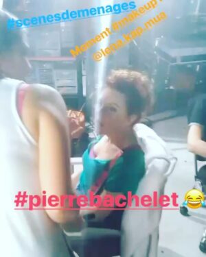Anne-Elisabeth Blateau Instagram - #pierrebachel #euuuuh #pierrebachelet #momentmakeup #scenesdemenages