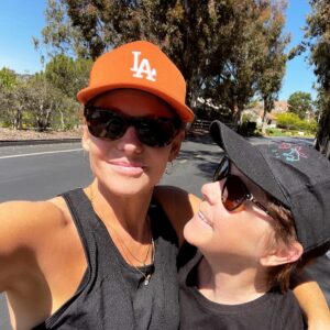 Anne Leighton Instagram - Definitely my ride or die. As juvenile the term may be - I make the exception for all poetic purposes 🥰 she’s definitely mine 🚗💀❌ #mama #bear #deedee #birthdaygirl
