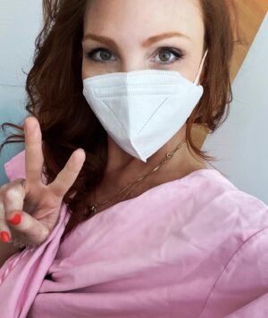 Anne Leighton Instagram - Two boobie check ☑️🎗️☑️ Breast health is so important to stay on top of, don’t forget to  check them boobies babes 💕
