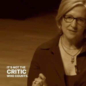 Anne Leighton Instagram - It’s not the critic who counts 👈🏻⭐️ There’s a difference between people who give criticism versus constructive feedback. Having encountered both types, there’s a strength gained when you can filter what’s constructive and what’s not. All my experience has given me a strong a** filter and the grace to receive what comes my way. #itsnotthecriticwhocounts #noskinthin #confidence #theodoreroosevelt #brenebrown