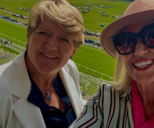 Anneka Rice Instagram - Had the most joyful day at the races with @clarebalding and a fine gang. Somehow … somehow… but how? ….we only managed to win £26 between NINE of us. Over the entire day.  6 races. Half of which Clare was practically riding in. In fact the only horse I won a fiver on for coming 2nd was ‘Hi Clare’. Other than our appalling punts, it was a near perfect day out.