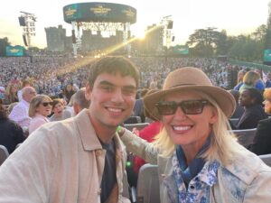 Anneka Rice Instagram - Thanks son for excellent everything … #coronation