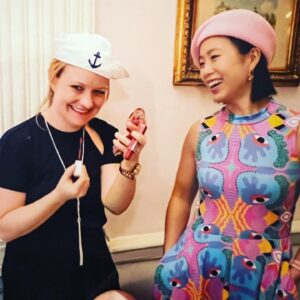 Annie Chang Instagram - Get yourself a friend that looks at you the way I look at @lizzi.albert and thank you @catherinegclark for getting married twice ❤️❤️