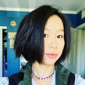 Annie Chang Instagram - Short slightly wet hair