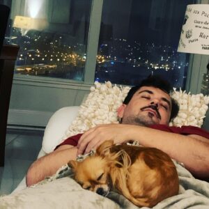 Annie Chang Instagram - Happy Vday to these two lovers.  #valentines #furrysqueeze #thirdwheel
