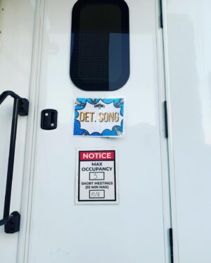 Annie Chang Instagram - It’s been almost a year since I finished shooting season 1 of Peacemaker.  Here’s a photo of my trailer door that I took on the very last day.  One of the best creative experiences of my life so far.❤️

#hbomax #peacemaker