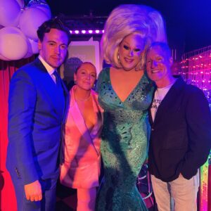 Annie Starke Instagram - So full of PRIDE for our 3rd annual @bringchangetomind x PRIDE event!!!
❤️🧡💛💚🩵💜🩷 

Thank you so much to our community leaders, student volunteers, and to my fellow planners for making it so incredibly special. 
@ninawest @erichbergen @chuckthomas299 

Endless love and congratulations to @leedaniels for receiving our VERY FIRST Bring Change 2 Mind Pride Award for leadership within the LGBTQIA  community. You so deserve it… every single bit of it. We love you. 

My effing God, thank you so much to @andradaymusic & @mrbradybaby for lending us your voices. We’re so lucky to be in your presence. 🙏🏼

Special thanks too to @bangkoksupperclubnyc   @thestonewallinn for your involvement and incredible support. 

‘Twas a night. 💘
