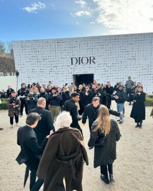 Annie Starke Instagram - Carhartt to Dior 🫶🏼 Thank you SO SO SO MUCH for having me @dior !!!! 

Makeup @charlottehayward 
Hair @jillianhalouska