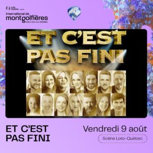 Annie Villeneuve Instagram - Très contente de faire partie de la programmation de l'International de @montgolfieres de Saint-Jean-sur-Richelieu avec Et c'est pas fini le 9 août 🤩

🎟 https://www.ticketmaster.ca/event/3100608CDB9252E8