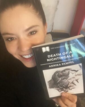 Annika Pampel Instagram - So many lovely things have been falling into exact right place for me in my career, but this one is special. Thanks to the amazing ladies at the screenwriter’s draft (looking directly at you Christine Vartoughian) my little story is going to be available on Amazon. Go buy it, read it and read more in general:) #linkinbio