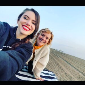 Annika Pampel Instagram - Last year around this time. Just two #fools on the #beach looking for the answers to all the important #questions have we found them? Yep. Every single one. We know it all! #obviously