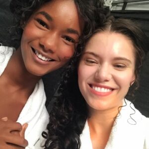 Annika Pampel Instagram - Toothpaste commercial of your choice:). This was us on a super #cute film a while back. Clearly we had no fun at all and were serious 100% of the time.  Our scenes didn’t end up making it, but it was a blast and the film is a ton of fun. #disney #junglecruise