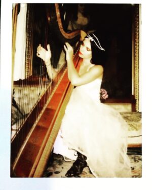 Annika Pampel Instagram - Tried to figure out how to do this #best9 thang… found me playing the #harp instead!!! #feelingacomplished so hard… #marissapikephotography #new #newyearsresolution is to definitely not #improve on those harpskills. They’re just too much. No one can handle it…