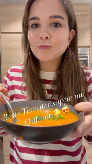 Annika Preil Instagram - Superleckere Tomatensuppe mit Quinoa🍅🤤

Im neuen Jahr wird wieder mehr, frisch & gesünder gekocht👩‍🍳
Und eure Vorsätze so? 😜

#annikocht #leckerschmecker #easypeasy #schnellerezepte #lecker