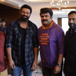 Anoop Menon Instagram - Thankyou dear Prabhas for the love you showered on 21 grams...21 grams reaches you on March 18th..all the very best for your Radhe shyam..