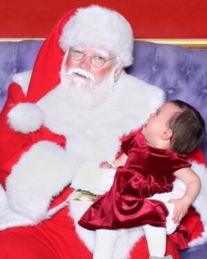 Anson Mount Instagram - Trip to see Santa went well.