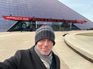 Anson Mount Instagram - Huge thank to Jason & Shelley at the Rock&Roll Hall of Fame for giving us a tour of this incredible place. If you’re ever in Cleveland, you have GOT to see @rockhall