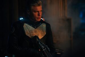 Anson Mount Instagram - TOMORROW: Come see what we’re cooking up on episode 7 “The Serene Squall”. @StarTrekOnPPlus #StarTrekSNW #startrek #strangenewworlds #pirates #chowtime #scifi #enterprise #pike #captainpike #pirate #awaymission #teamwork #starfleet