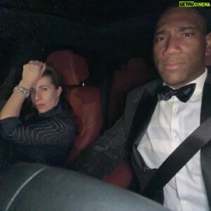 Anthony Alabi Instagram - Had to save this little beauty from a group of international diamond smugglers. Luckily we made it just in time to the gala. 

#blackbond #gotthegirl #actor #gala #party  #dressup #datenight #gq #menstyle
