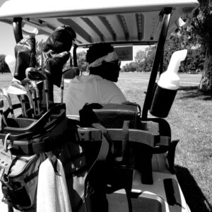 Anthony Alabi Instagram - Sunday golf vibes carrying into Monday. #blackgolf #golf #vibes #supportblackownedbusinesses