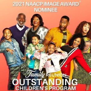 Anthony Alabi Instagram - Family Reunion has been nominated for a @NAACPImageAward for Outstanding Children's Program! Please click on the link in my bio to vote. Voting ends tomorrow!