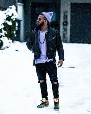 Anthony Amar Instagram - ❄️💜 alors ? On valide ? Votre avis sincèrement...
___
#style #ootd #luxembourg #beardstyle #photooftheday