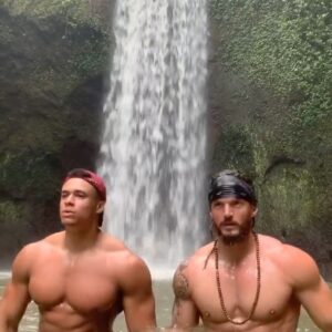 Anthony Amar Instagram - Aquaman brothers

#canggucommunity #waterfalls
#Bali #Viral #Canggu #longhair
___
@onome_egger miss you bro