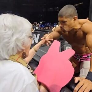 Anthony Bowens Instagram - GRANNY WANTED TO SCISSOR ✂️ #AEW