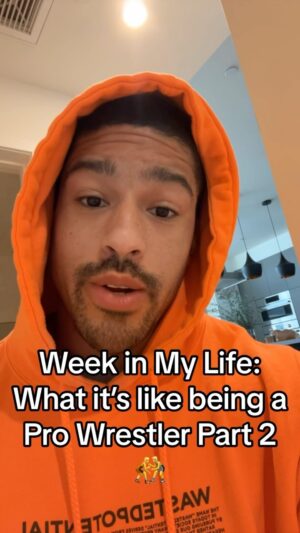 Anthony Bowens Instagram - Want to see what a week in my life looks like? CHECK THIS OUT! I need some sleep 😴 #AEW #travel