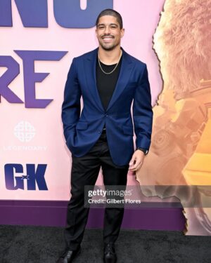 Anthony Bowens Instagram - My first Hollywood world premiere was a success! Godzilla x Kong in theaters this Friday. #AEW