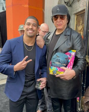 Anthony Bowens Instagram - My first Hollywood world premiere was a success! Godzilla x Kong in theaters this Friday. #AEW