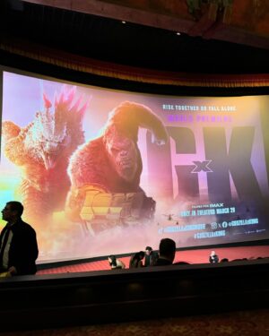 Anthony Bowens Instagram - My first Hollywood world premiere was a success! Godzilla x Kong in theaters this Friday. #AEW