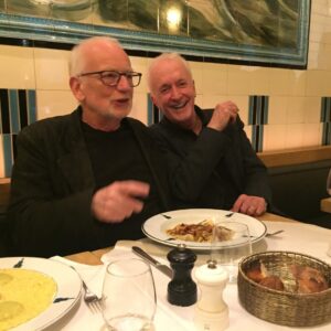 Anthony Daniels Instagram - Had such fun at L'Ancienne Poissonnerie this evening. Two old guys comparing notes. Laugh? Couldn't stop.
#ianmcdiarmid #emperorpalpatine #bruxelles #iamc3po #c3po #theriseofskywalker #starwars #l'anciennepoissonnerie