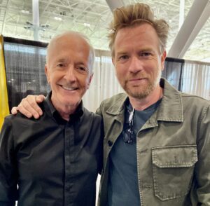 Anthony Daniels Instagram - Droid and Jedi together again. 
And for once, I didn’t fall over…
@fanexpoboston #ewanmcgregor #obiwankenobi #c3po #iamc3po #starwars