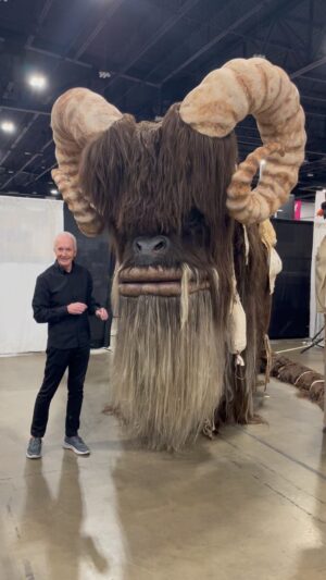Anthony Daniels Instagram - I’ve always wanted to hug a Bantha…