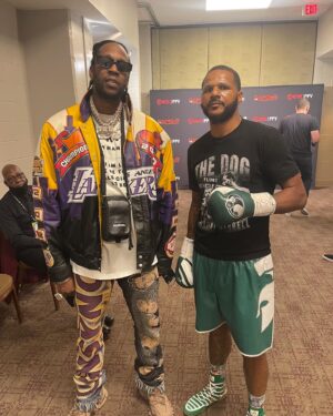 Anthony Dirrell Instagram - Thanks to @2chainz for walking me out #teamdirrell #dirrellschancefoundation #dirrellboys