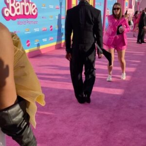 Anthony Elle Instagram - I had the absolute time of my life at the @barbiethemovie Premiere.
Sharing this experience with my living Ken doll @michelboyd and my beautiful niece Hazel was incredible!

Join us for the premiere of #barbiedreamhousechallenge on @hgtv and @max 7/16 at 8pm EST

I loved my look especially since I made it!
Thank you @iamfaceitreggie for making me and Hazel look absolutely amazing!
.
.
.
.
#barbiemovie 
#couturegown 
#modernbrides 
#instacreatives
#creativeartiststudio
#trendingfashionstyle 
#draping 
#weddingdressdesign 
#bridalgowndesigner 
#rocktheblock
#artsandcraft
#Fashiondesign
#fashionillustration
