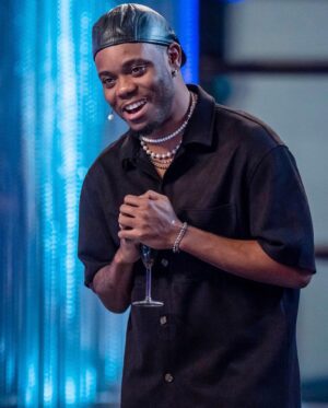 Anthony Elle Instagram - #fbf to @bishme_cromartie winning Season 20 of #projectrunwayallstars  on @projectrunwaybravo  last week. Your talent is incredible. Cheers to new beginnings!