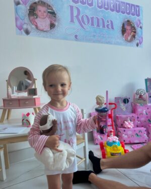 Anthony Fowler Instagram - Happy 2nd birthday to my little princess Roma ❤️ Daddy loves you more than anything in the world and he always will ❤️