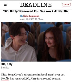 Anthony Keyvan Instagram - Psssst, season two is coming… pass it along @xokittynetflix